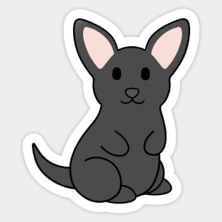 Black Chihuahua Sticker